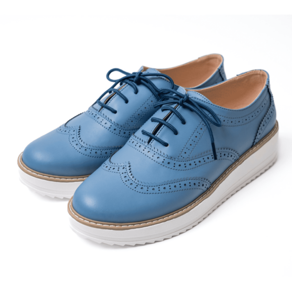 Zapato oxford clasico acero