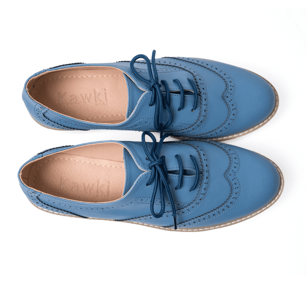 Zapato oxford clasico acero