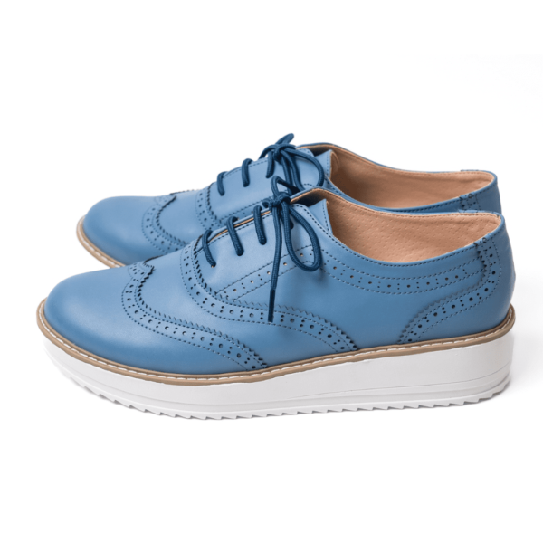 Zapato oxford clasico acero